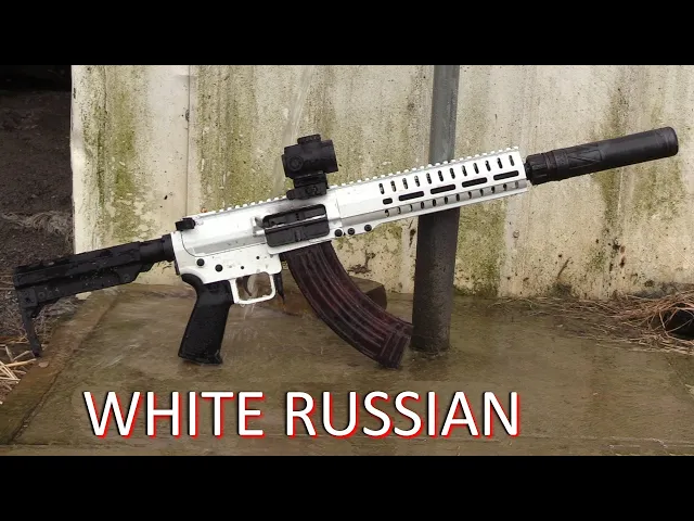 white russian 7.62x39 ak hybrid sbr || cmmg mk47 snow rifle